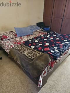 KING SIZE BED & MATTRESS FOR SALE