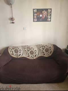 GOOD CONDITION SOFA SET( 3 + 2 )FOR SALE