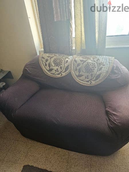 GOOD CONDITION SOFA SET( 3 + 2 )FOR SALE 1