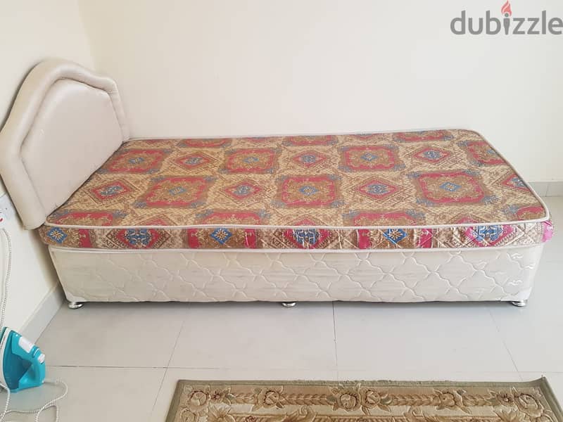 Single bed with mattress 2