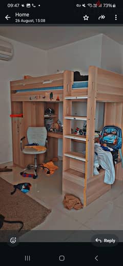 1 year old Denali Loft Bed for sale