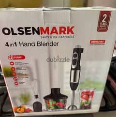 4 in 1 Hand blender + chopper + cake mixer 0