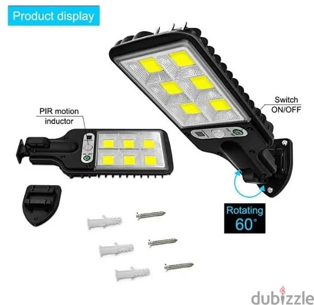 إضاءة ليت بالطاقة الشمسية يشتغل عن طريق الاستشعار 2