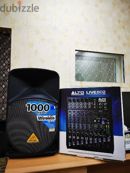 For sale in excellent . . . Mixer and Speaker 1