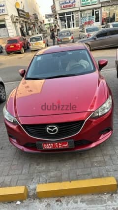 Mazda 6 available for Rent in good Condition  مازدا 6 للإيجار