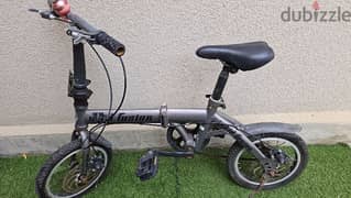 foldable, mountain bicycle