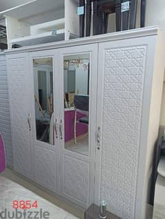 New White 4 Door Cupboard Urgently Sale