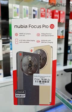 Nubia Focus Pro 5G 8+12GB Ram 256 GB Storage 0