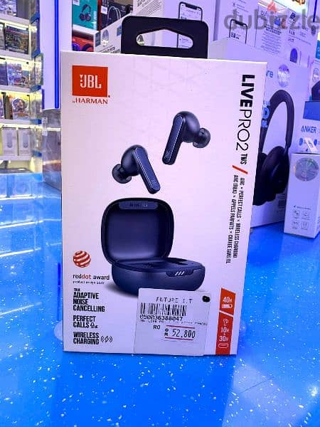 Jbl live pro 2 tws ANC EARBUDS support wireless charging 0