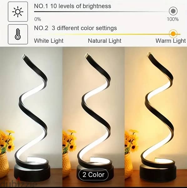 1pc Classic Spiral decorative lamp 2