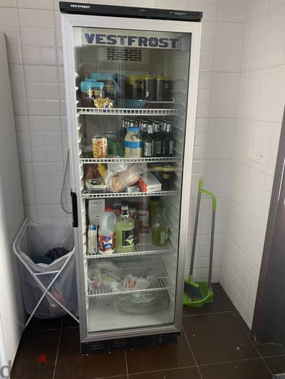 Vestfrost glass display refrigerator