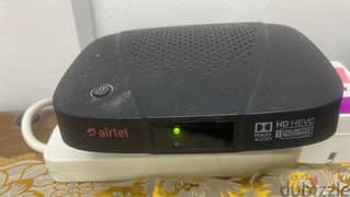 Airtel HD receiver +Dish