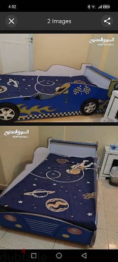 kid car bed use like new omr 40 avelibal in saham