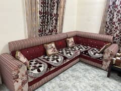 Good condition L-shape sofa set