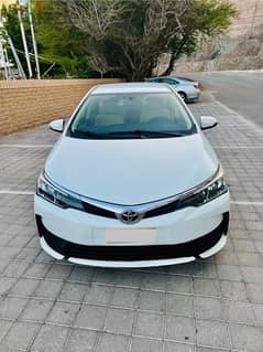 Toyota Corolla model 2018 xli good condition 1.6 cc oman gcc car sale