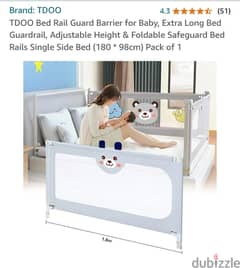 Bed Rail Guard Barrier (Fall Protector)