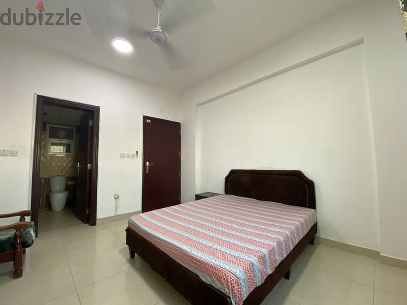 Fully Furnished spacious room in Al Ghubra + including all utilities 1