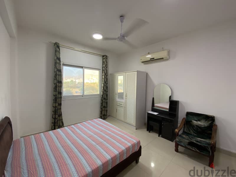 Fully Furnished spacious room in Al Ghubra + including all utilities 3