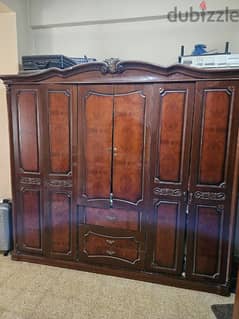 6 Door wooden cupboard for sale