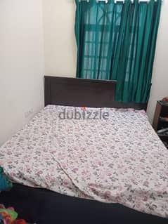 King size big cot and mattress