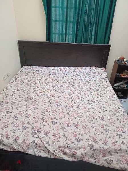 King size big cot and mattress 3