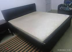 king size bed with medical mattress