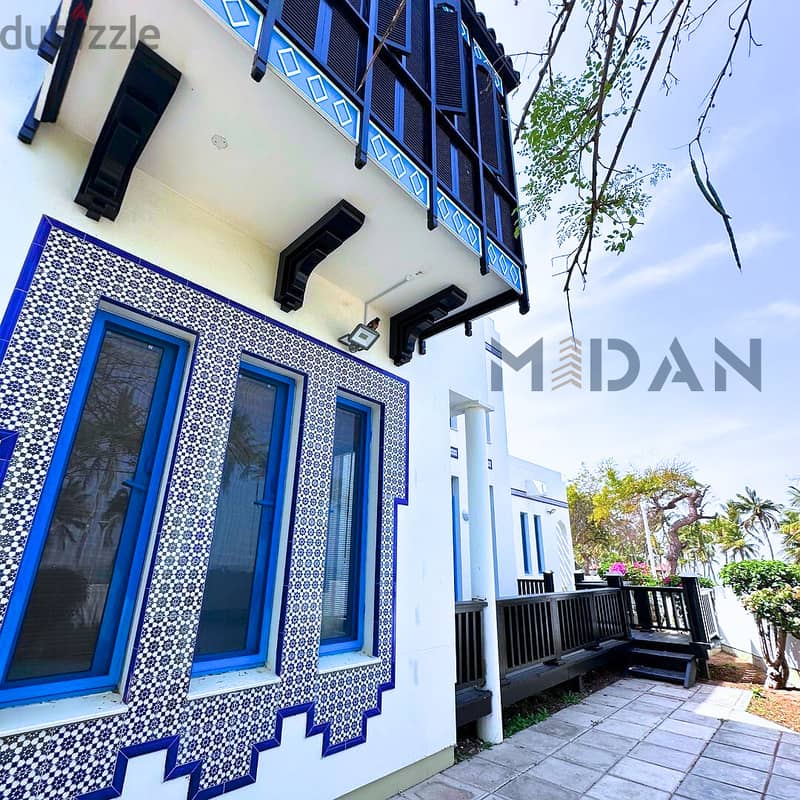 QURUM | BEAUTIFUL SEA VIEW 4+1 BR COMPOUND VILLA 3