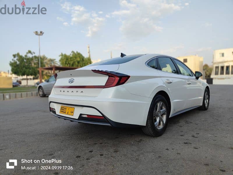 Hyundai Sonata white 2021 in excellent condition 9