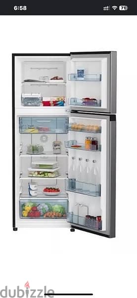 Hitachi, 330L Double Door Fridge Top Mount Refrigerator 1