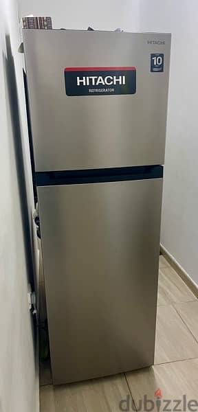 Hitachi, 330L Double Door Fridge Top Mount Refrigerator 3