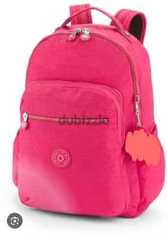 KIPLING FULL SIZED BACK PACK IN CHERRY RED 0