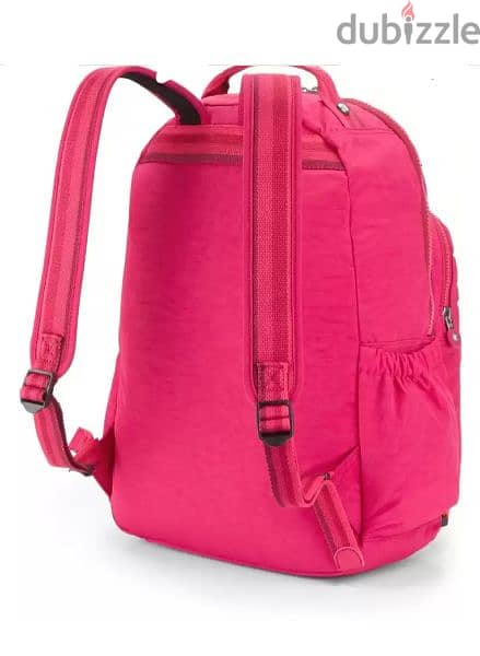 Kipling's Seoul Up Backpack in Pink. 5