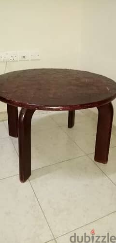 Round Wooden Table for Sale - Just 6 OMR!