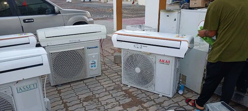 Panasonic and akai Ac for sale 2ton new r410 gas 8