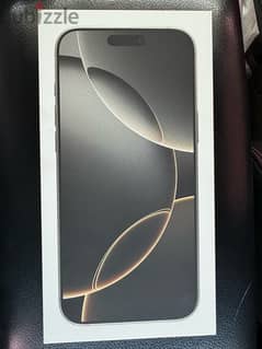 Iphoen 16 pro max 256gb Natural titanium brand new 0