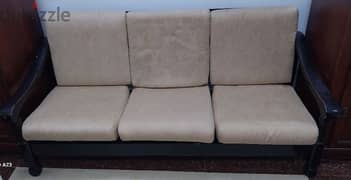 wooden  3 seater sofa 0