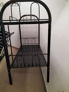 steel double decker bed 3nos per pec OMR 21 0