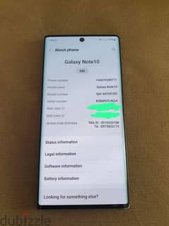 Samsung note 10 8ram 256gb 4g dual sim