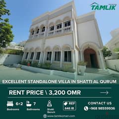 Standalone Villa in Shatti Al Qurum