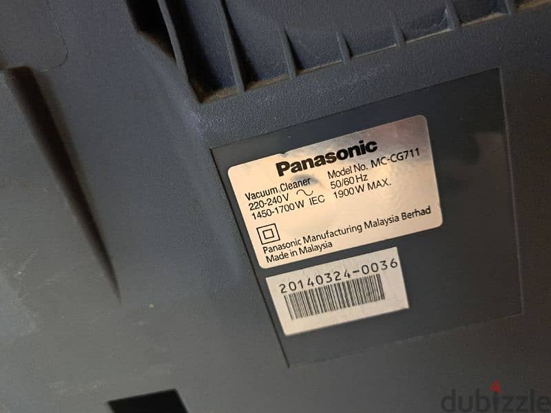 Panasonic vacuum cleaner 2