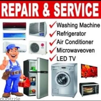 All type Ac fridge washing machine service and repairing