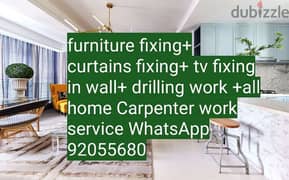 carpenter/electrician/plumber work/door repair, polishing/IKEA fix,