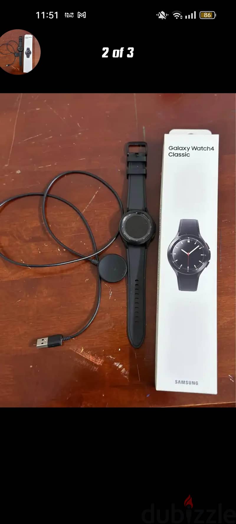 Samsung galaxy watch 4 classic. With full box 4