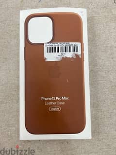 Original apple 12 pro max leather case unopened