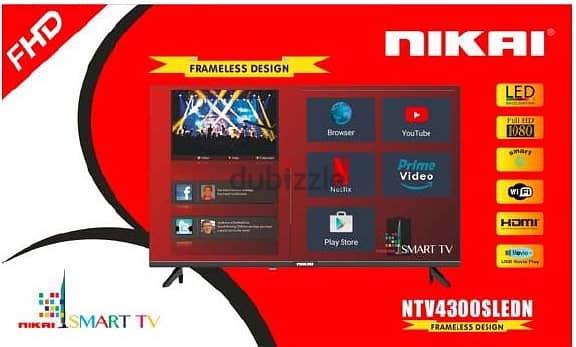 Nakiai smart Led tv 43 inch 1