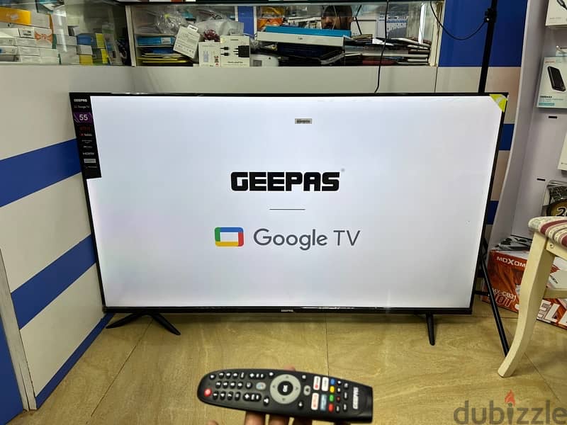 GEEPAS Full Android 55” LCD like New 2