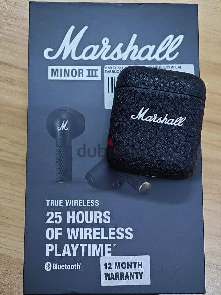 Marshall minor iii Bluetooth earbuds for sale 3