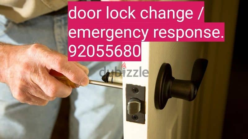 lock door open/door repair/electric lock fix/polishing work/carpenter/ 1