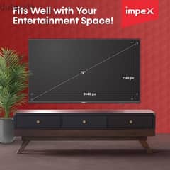 Impex Gloria 60 inch full Smart indroid  with one year warranty