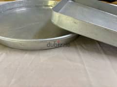 Aluminium desert tray available